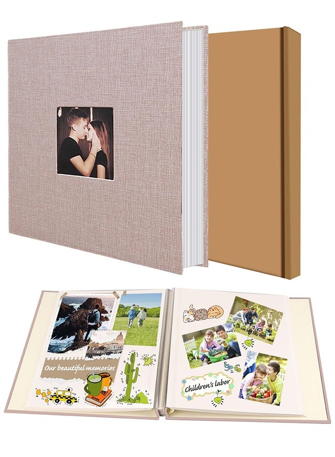 Joshberg Photo Albums,Picture Album,Self Adhesive Album Book ,Memory Book with Window 20 Sheets/40 Pages,Hardcover DIY Magnetic - Image 1